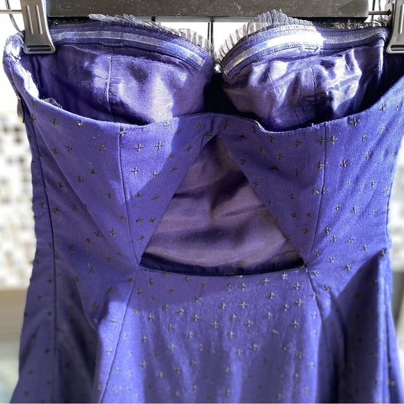 Free People Limited Edition Very Merry Dress Marine Blue, Size 0 - Picture 7 of 10